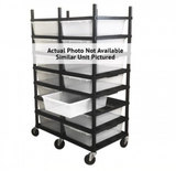 V-35 Tub Breeding Rack 5 Levels, 10 Tubs (Snakes, Leopard Geckos, etc)