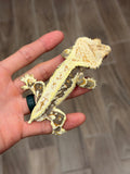 Crowned Lilly White Pinstripe Crested Gecko