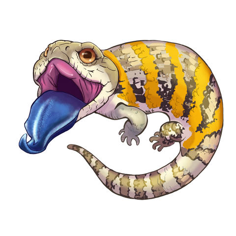 Blue Tongue Skink Stickers/Decals