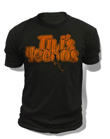Neon Orange TikisGeckos T-Shirt